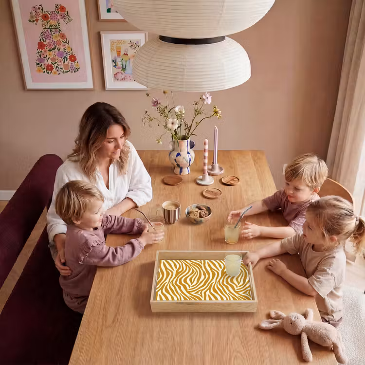 Tray - Zebra - Classic - Ochre - Yellow — 5