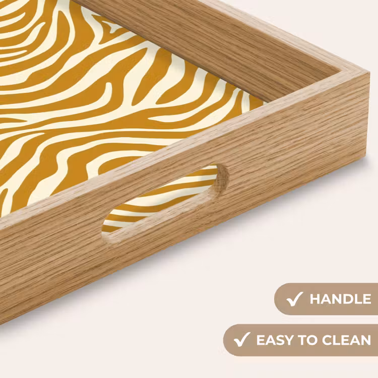 Tray - Zebra - Classic - Ochre - Yellow — 9