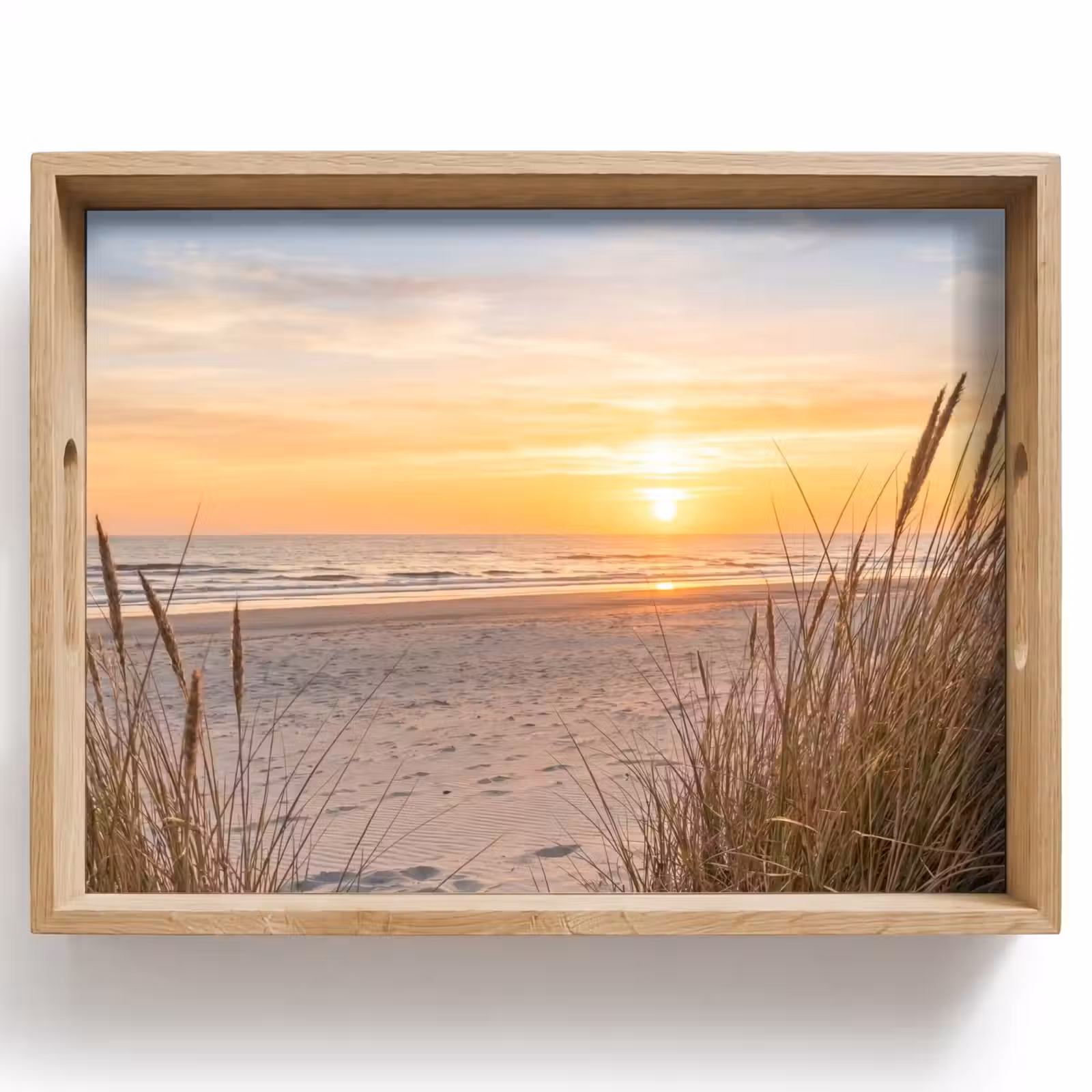 Tray - Sunset - Dunes - Sea — 1