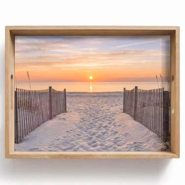 Tray - Sunset - Beach - Sand — 1