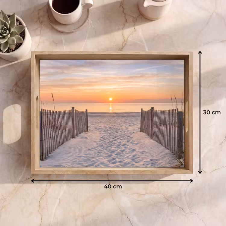 Tray - Sunset - Beach - Sand — 8