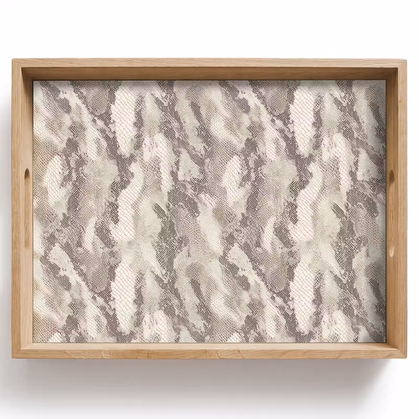 Tray - Snake - Pattern - Taupe — 1