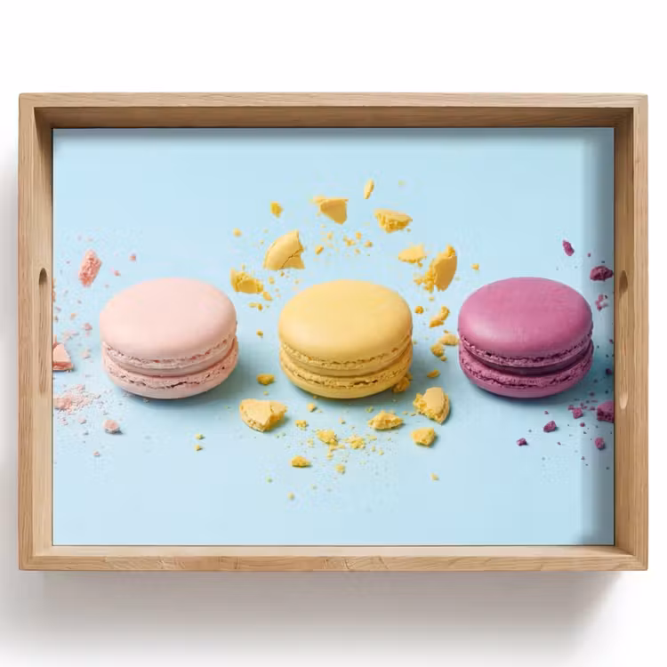 Tray - Macaroons - Colorful - Pastel — 1