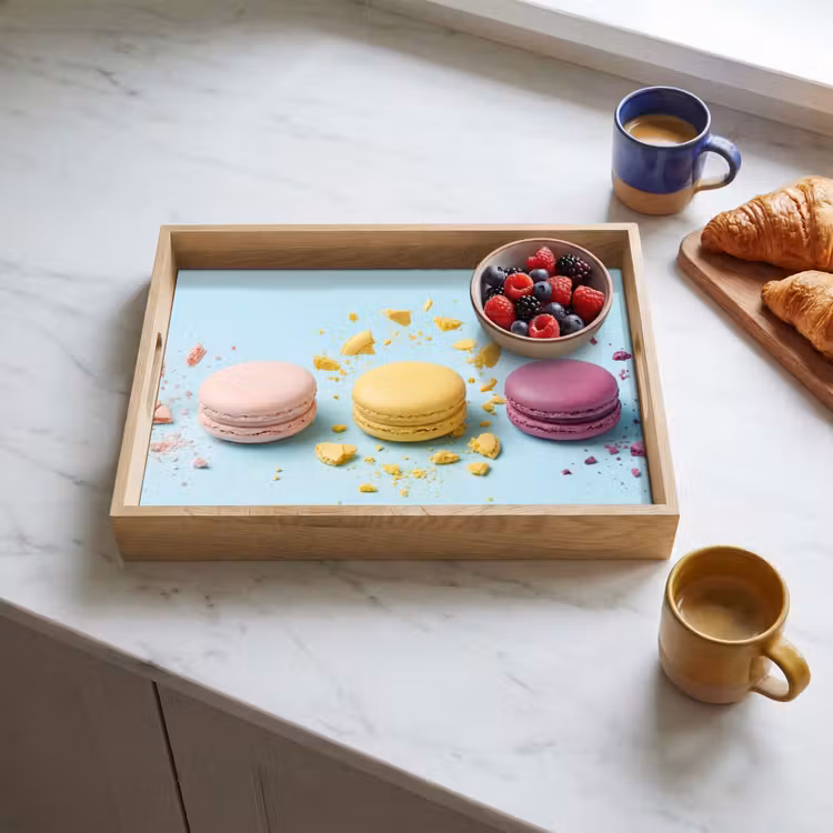 Tray - Macaroons - Colorful - Pastel — 3