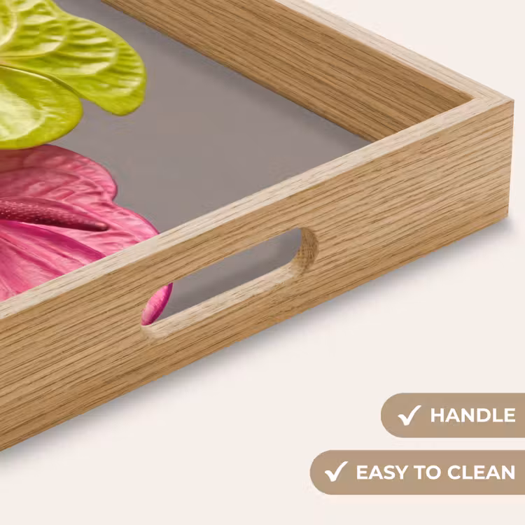 Tray - Plants - Anthurium - Green - Pink — 9