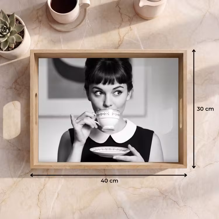 Tray - Portrait - Tea - Woman — 8