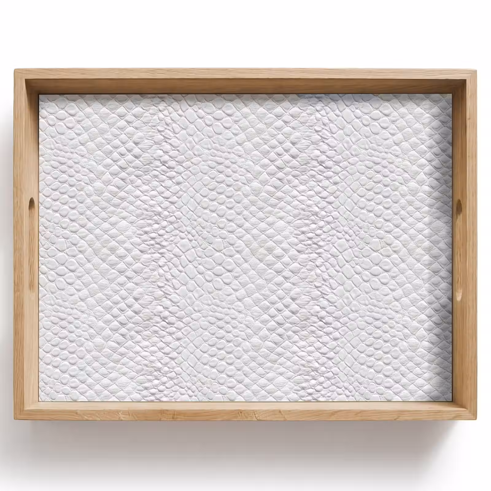 Tray - Snake - Pattern - White — 1