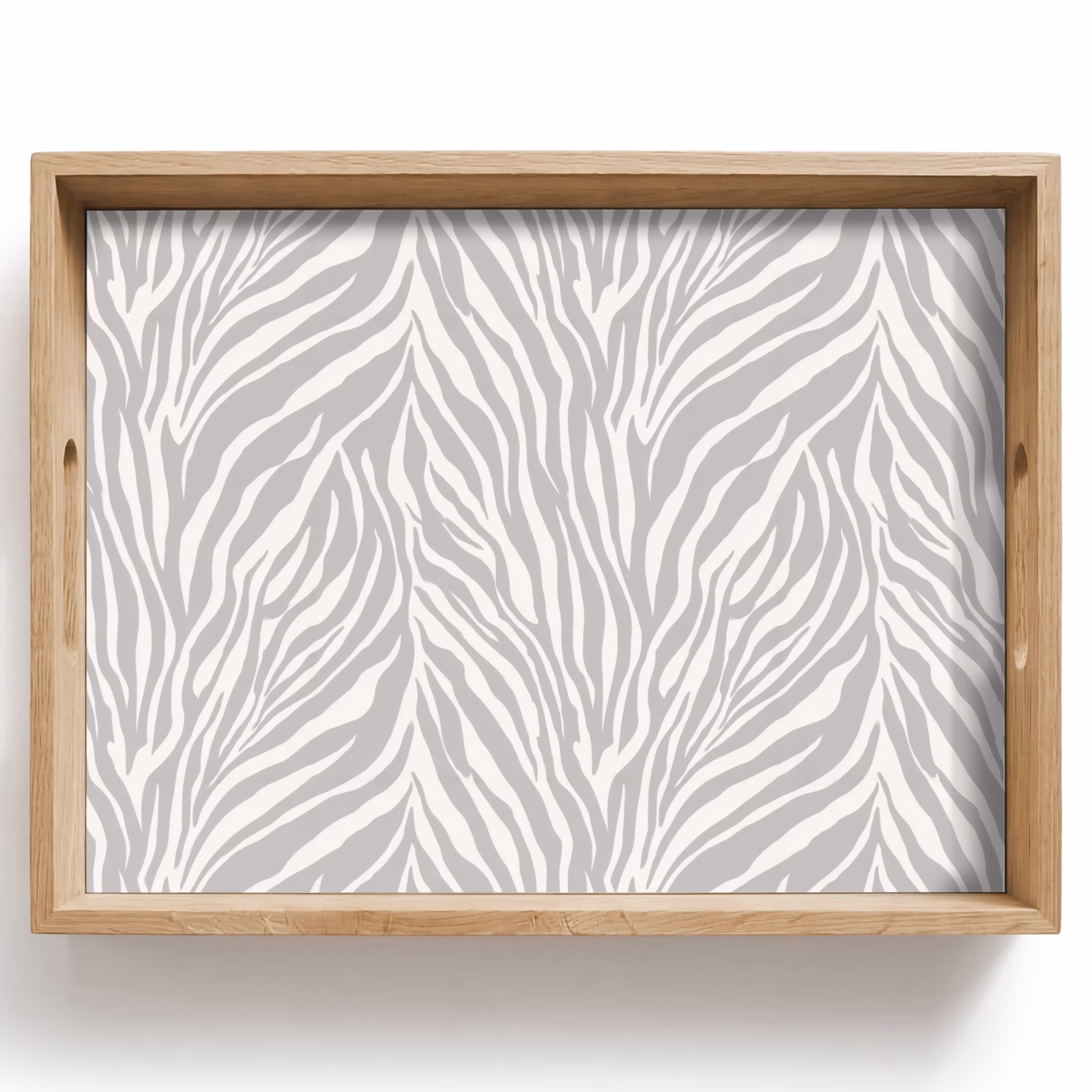 Tray - Zebra - Motif - Gray — 1