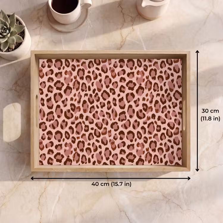Tray - Leopard - Pattern - Pink — 7
