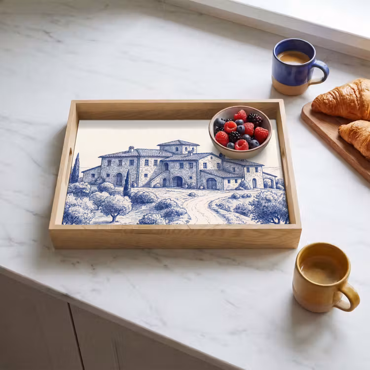 Tray - Rustic - Estate - Blue — 3