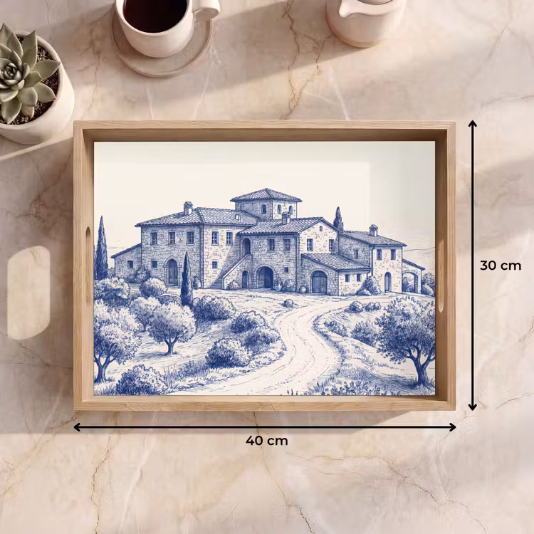 Tray - Rustic - Estate - Blue — 8