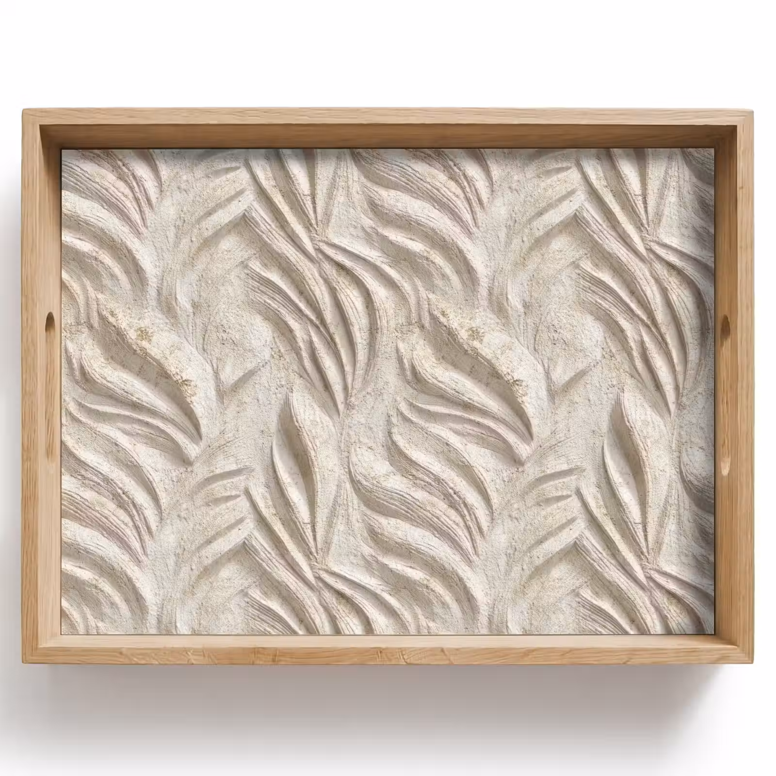 Tray - Texture - Relief - Beige — 1