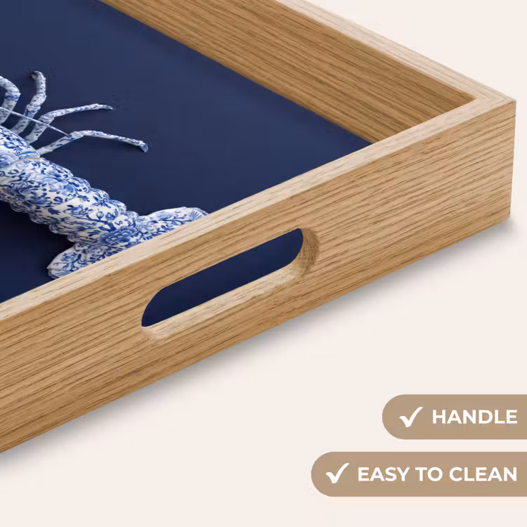 Tray - Lobster - Porcelain - Delft - Blue — 9