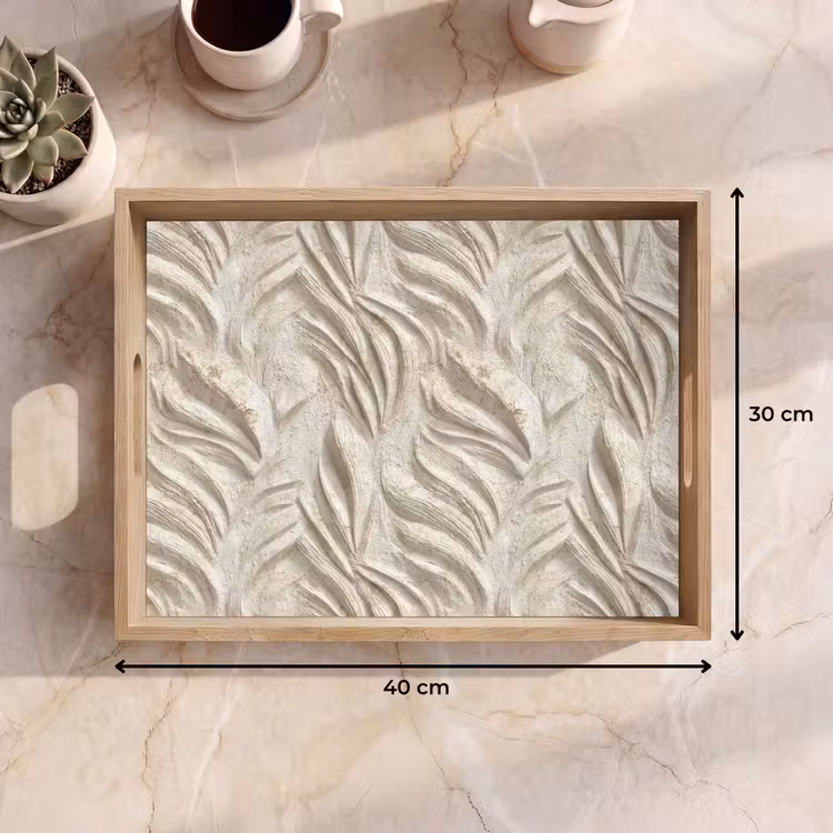 Tray - Texture - Relief - Beige — 8
