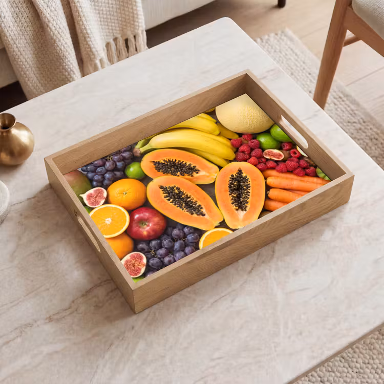 Tray - Food - Fruit - Vegetables - Fresh - Colorful — 2