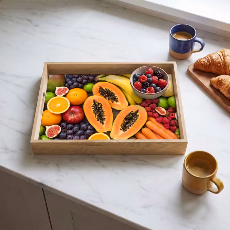 Tray - Food - Fruit - Vegetables - Fresh - Colorful — 3
