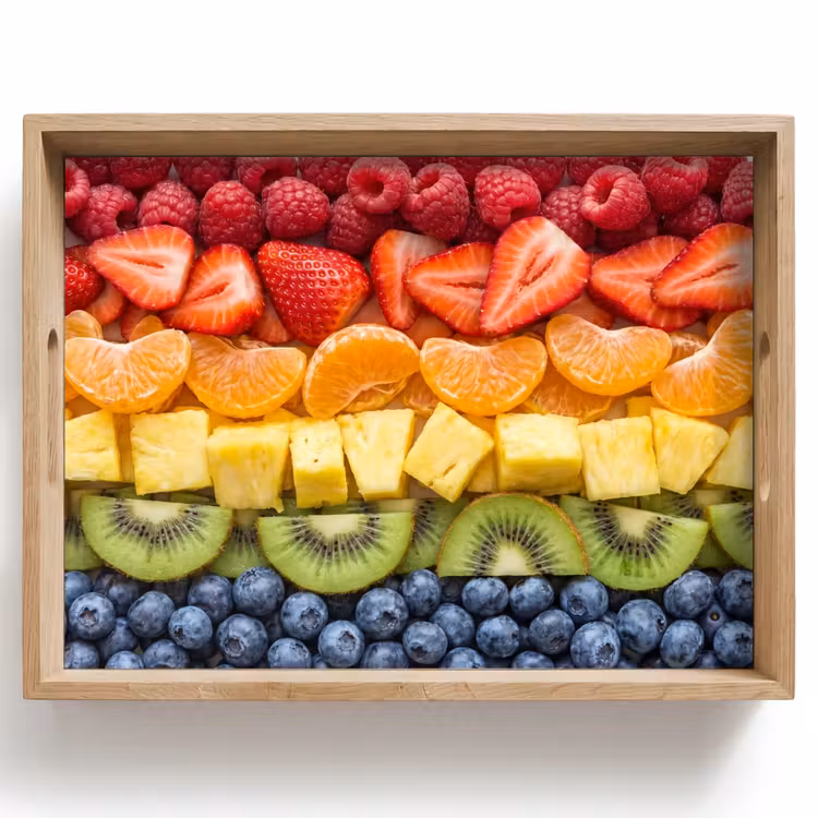 Tray - Fruit - Rainbow - Healthy - Colorful — 1