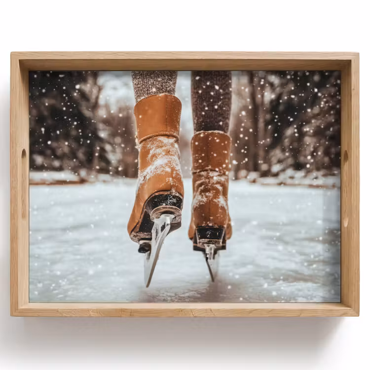 Tray - Skating - Ice - Winter - Snow — 1