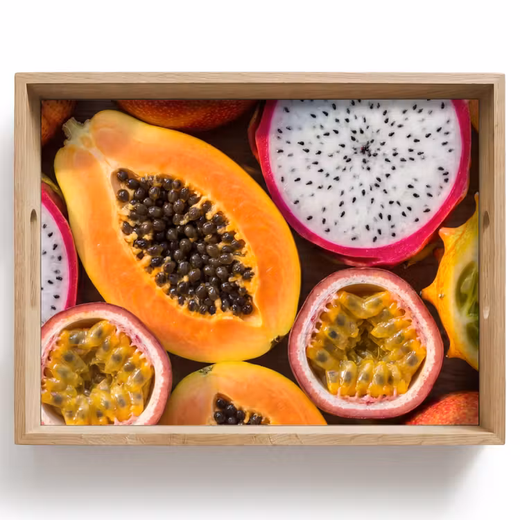 Tray - Fruit - Open - Tropical - Food - Colorful — 1