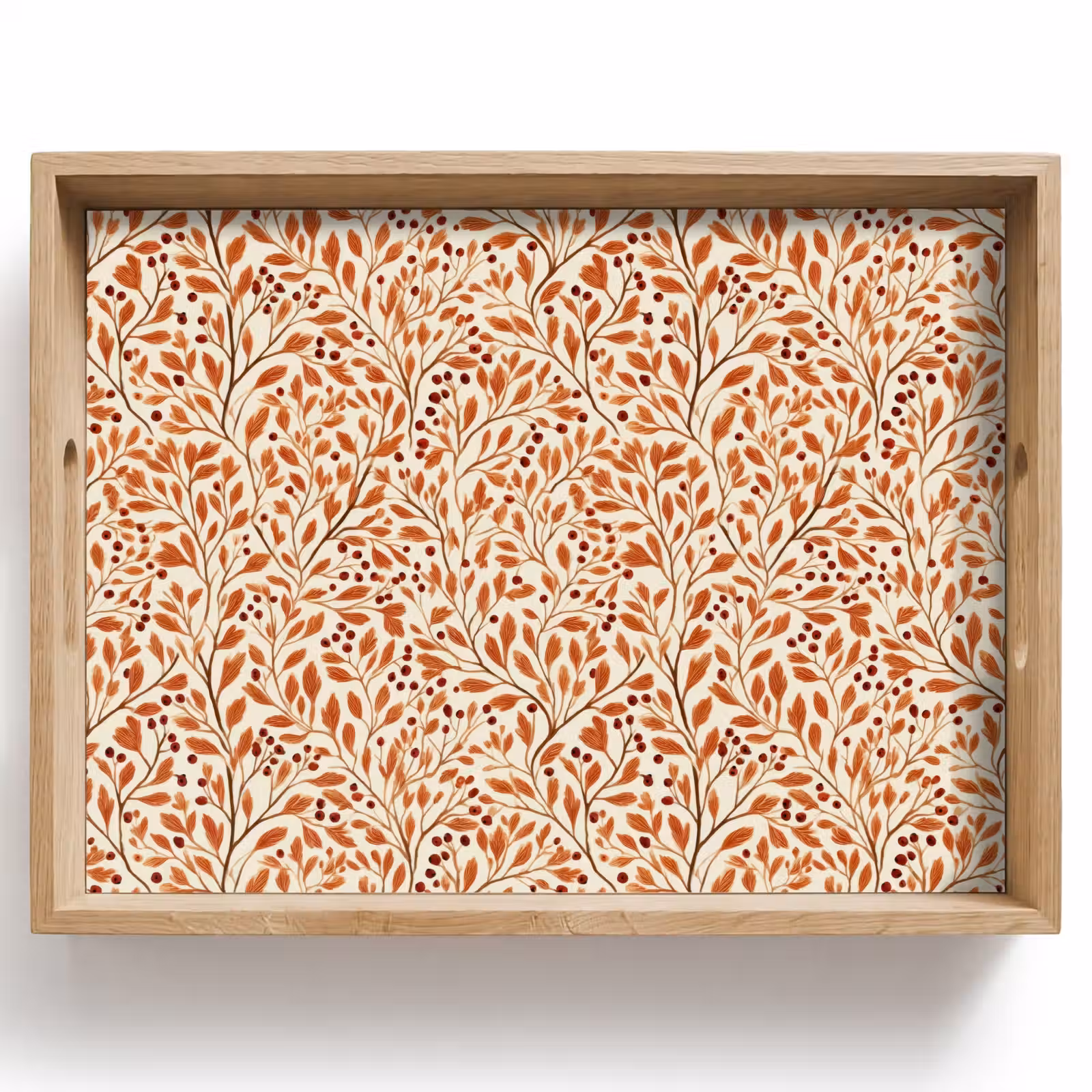 Tray - Leaves - Botanical - Terracotta — 1