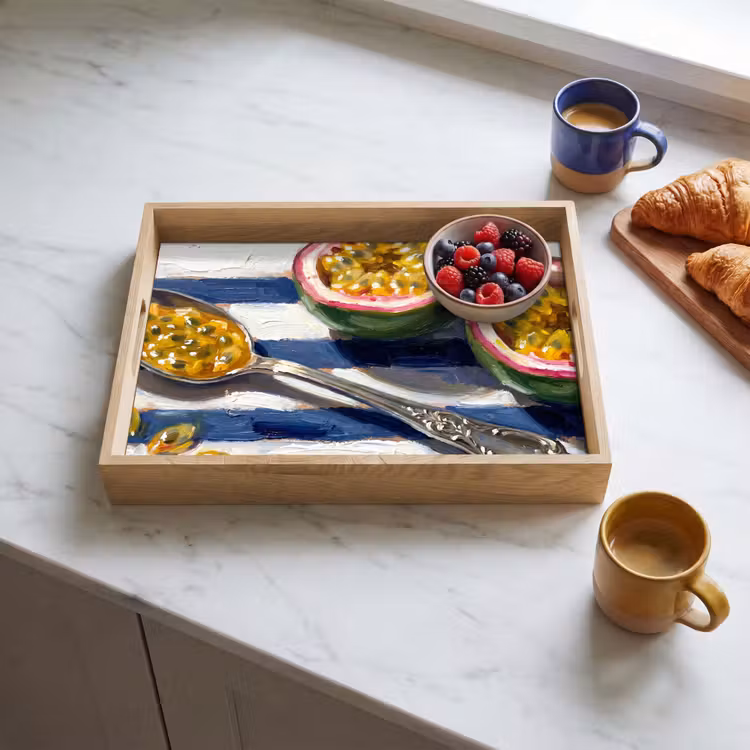 Tray - Food - Passion Fruit - Tropical - Modern - Colorful — 3
