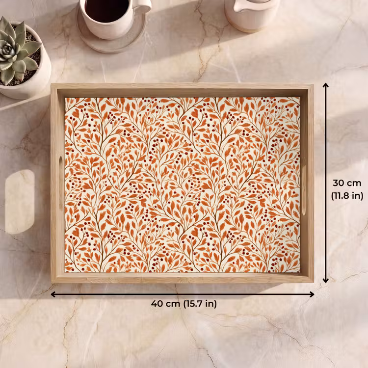 Tray - Leaves - Botanical - Terracotta — 7