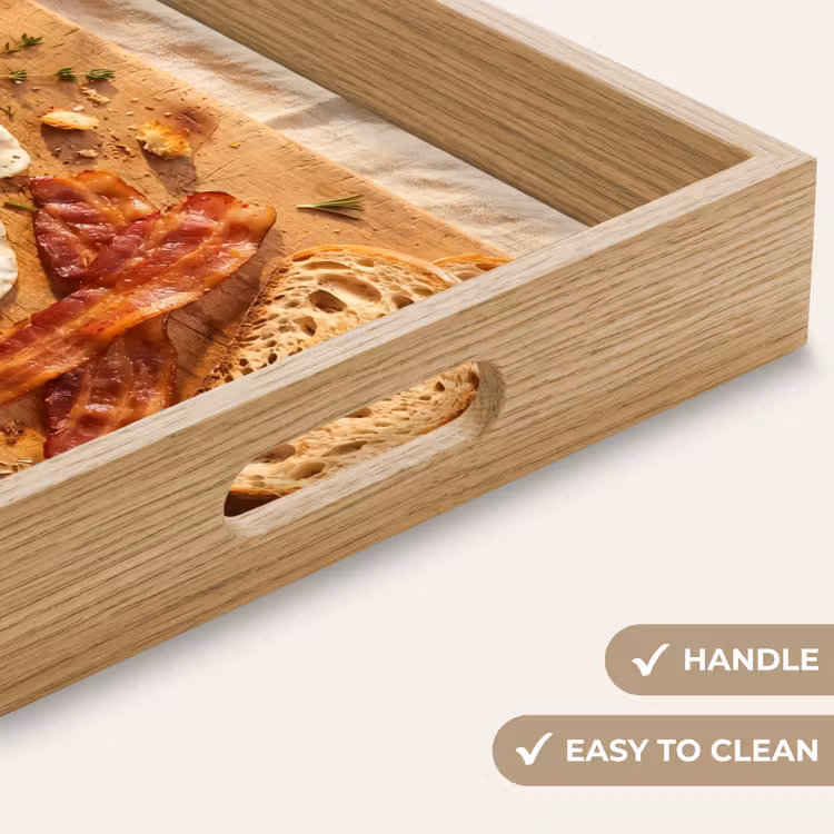 Tray - Food - Breakfast - Wood - Rustic - Yellow — 9