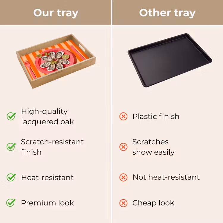 Tray - Food - Oysters - Seafood - Orange - Modern — 10