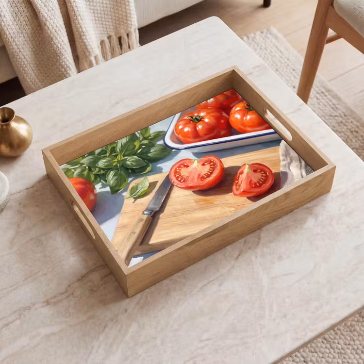 Tray - Food - Kitchen - Ingredients - Still Life - Red — 2