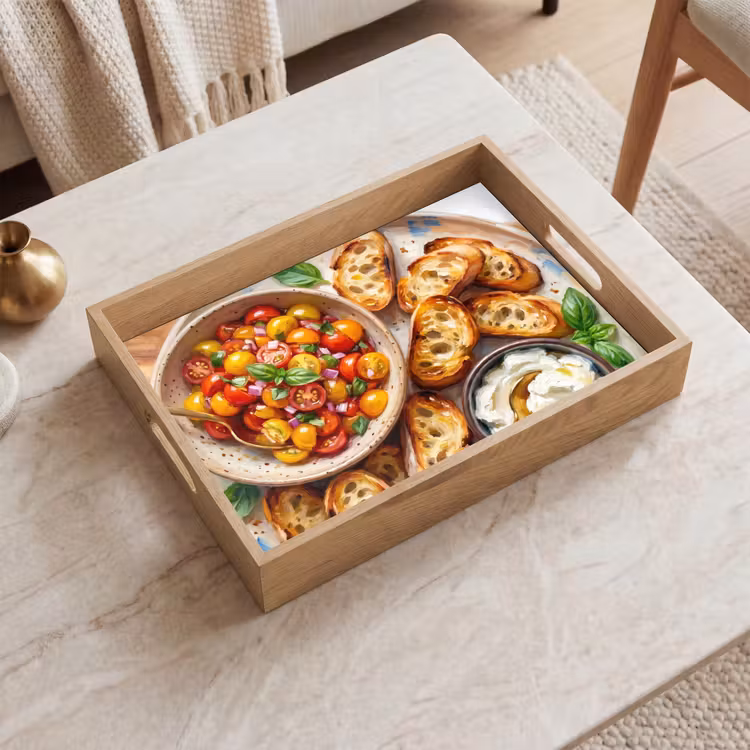Tray - Food - Tomato - Bread - Colorful - Kitchen — 2