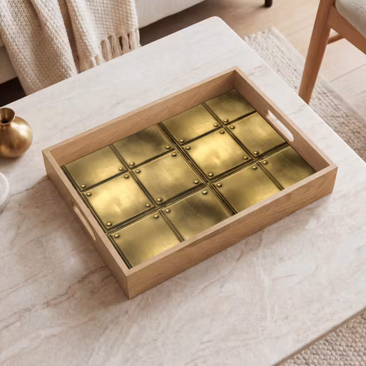 Tray - Records - Industrial - Edgy - Gold — 2