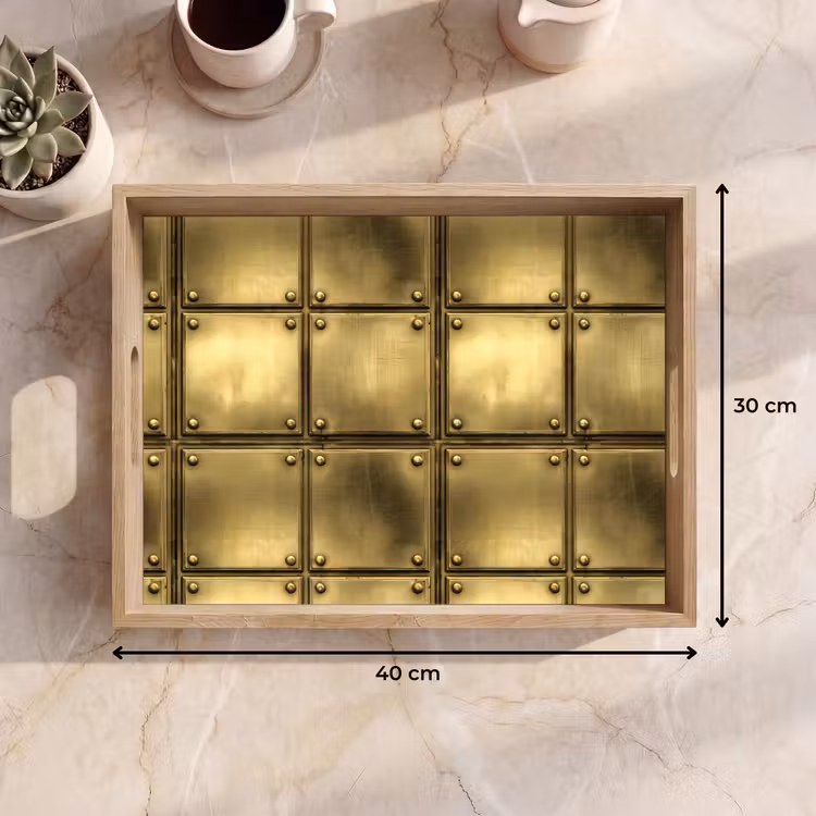 Tray - Records - Industrial - Edgy - Gold — 8