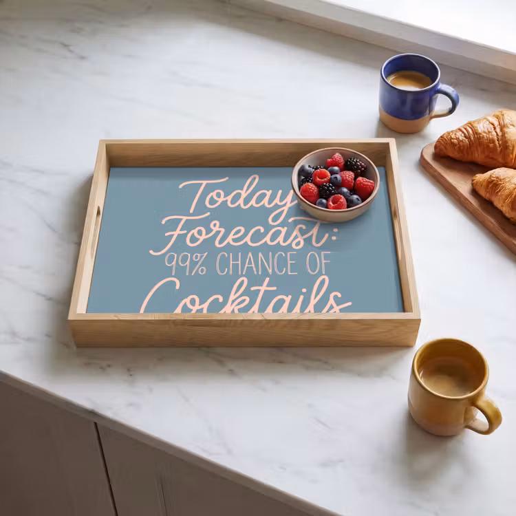 Tray - Today's Forecast - Cocktails - Blue — 3