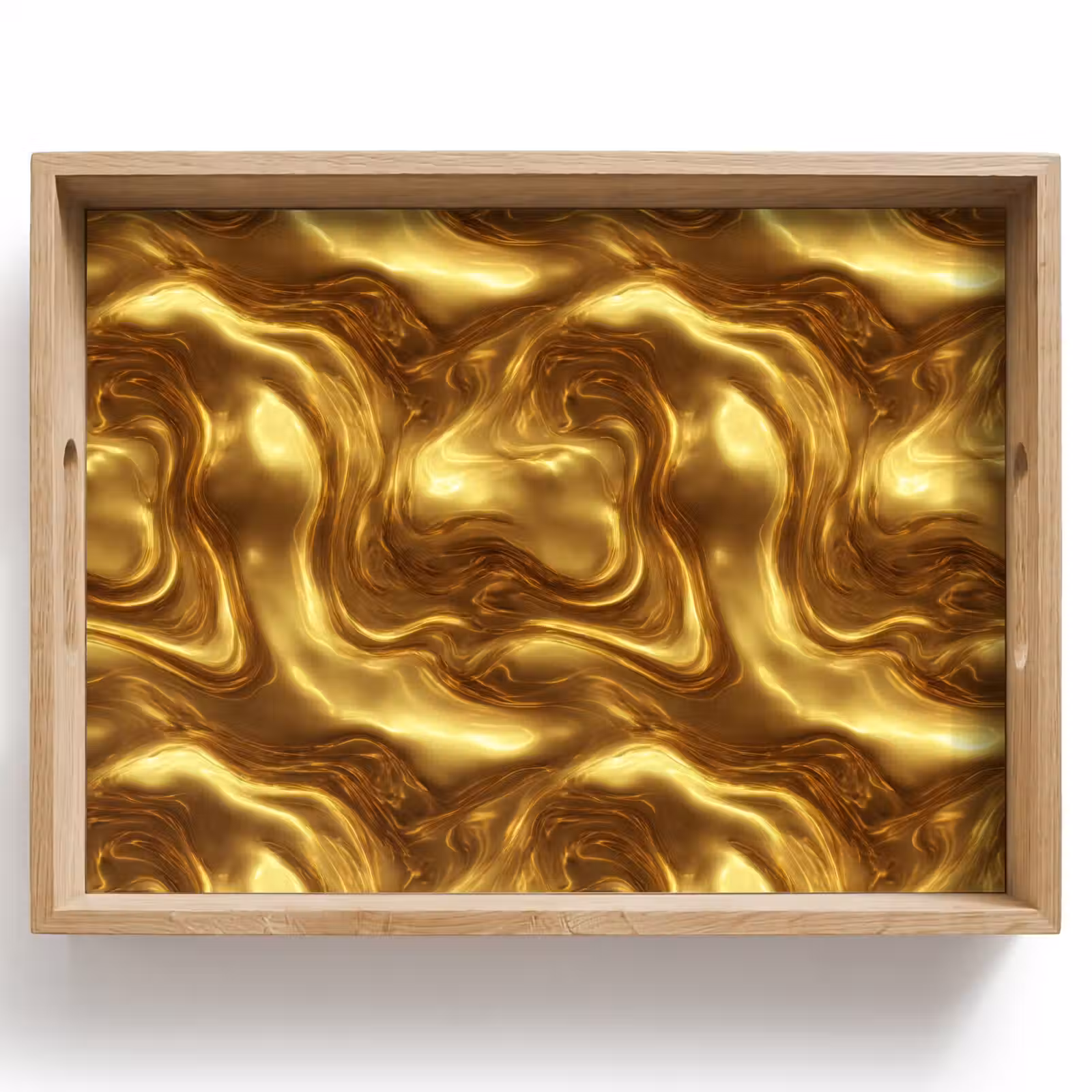 Tray - Texture - Liquid - Organic - Gold — 1