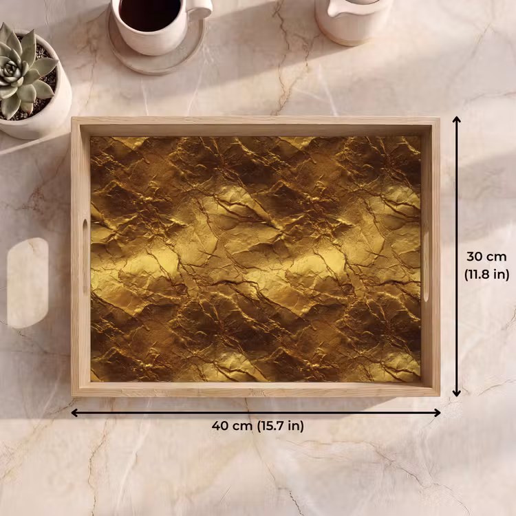Tray - Gold Leaf - Texture - Gold — 7