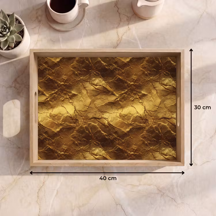 Tray - Gold Leaf - Texture - Gold — 8