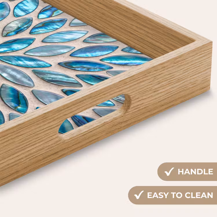 Tray - Pattern - Shine - Abstract - Blue - Decoration — 9
