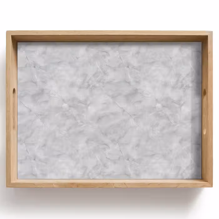 Tray - Gray - Marble - Matte