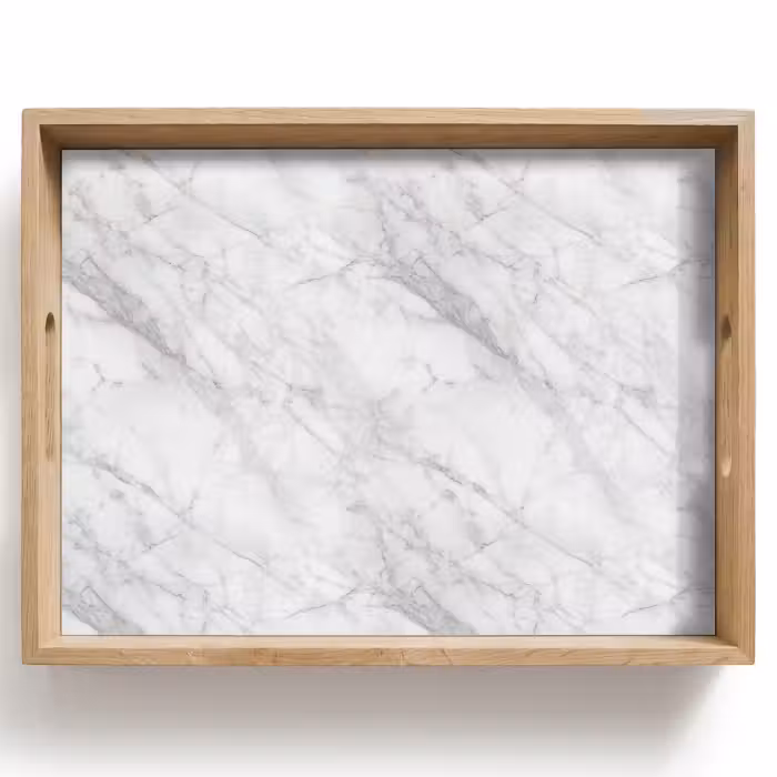 Tray - Classic - Marble - Gray