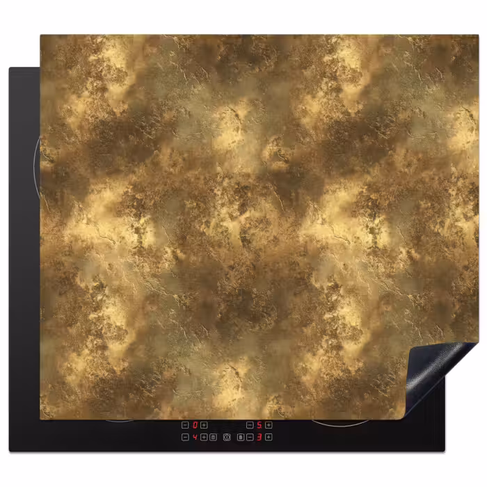 Induction hob protector - Antique - Metallic look - Gold