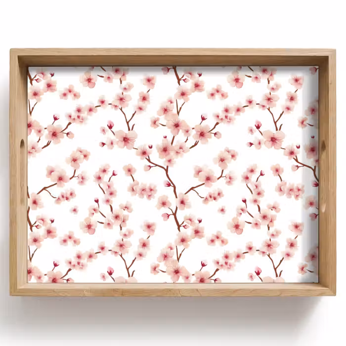 Tray - Cherry Blossom - Branches - Pink