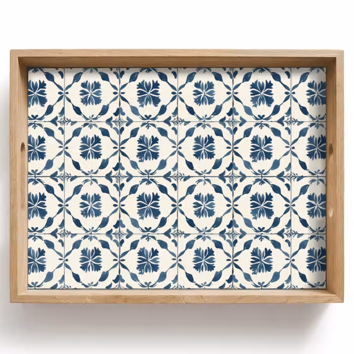 Tray - Graphic - Tile - Blue