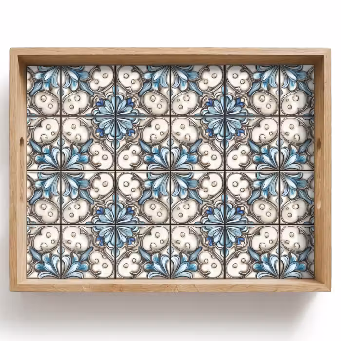 Tray - Baroque - Tile - Colorful