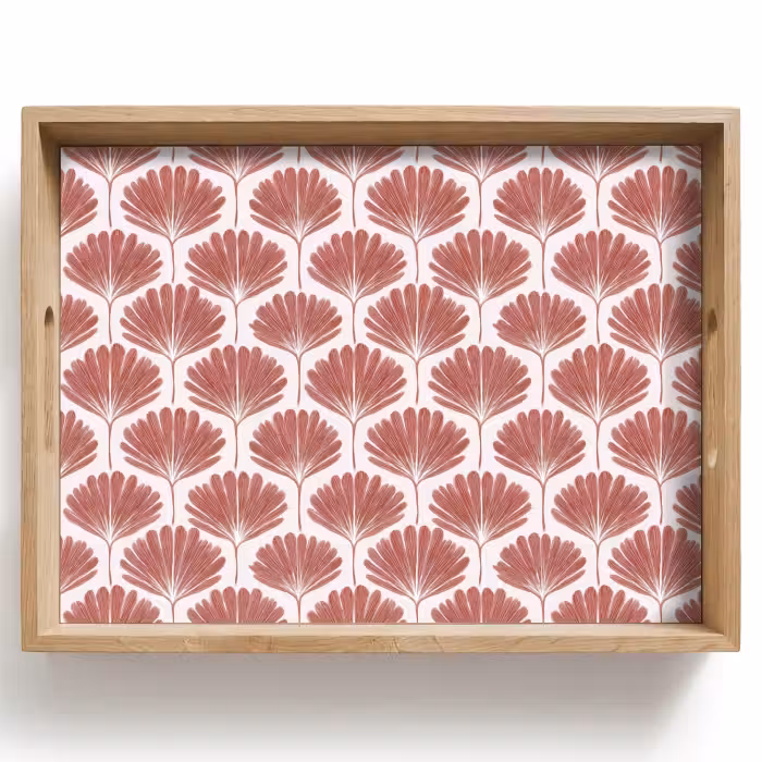 Tray - Fan - Motif - Terra