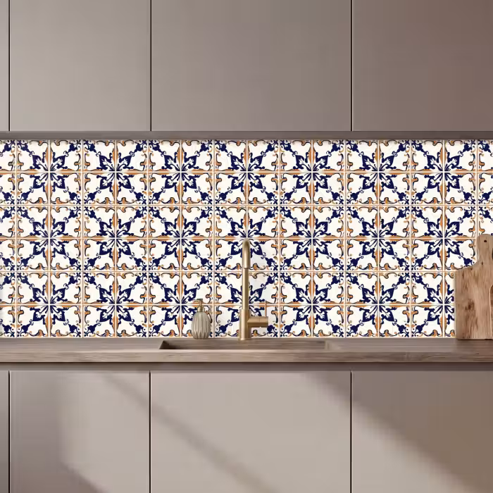Kitchen splashback - Classic - Pattern - Colorful