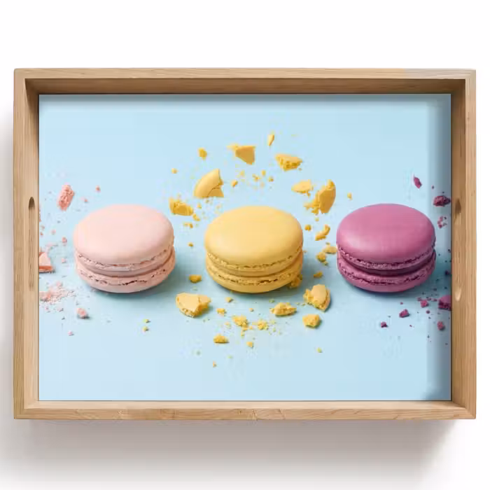 Tray - Macaroons - Colorful - Pastel