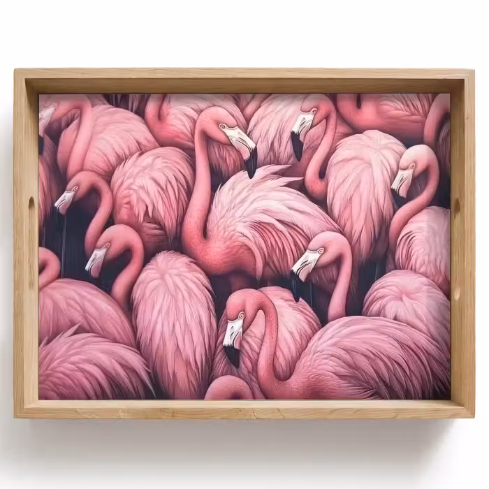 Tray - Flamingo - Pink - Animals