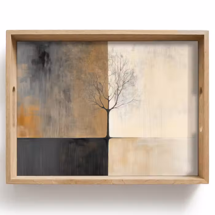 Tray - Tree - Plains - Branches - Gradient