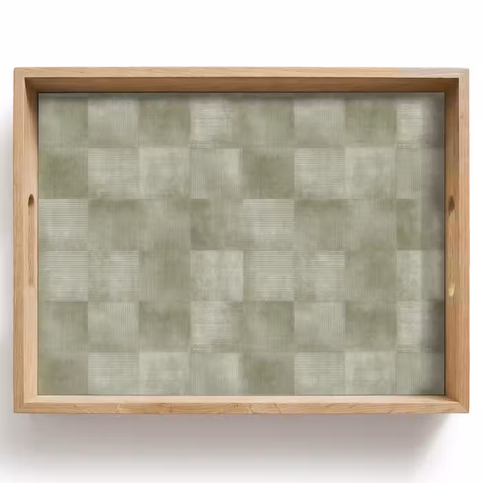 Tray - Flats - Rustic - Green