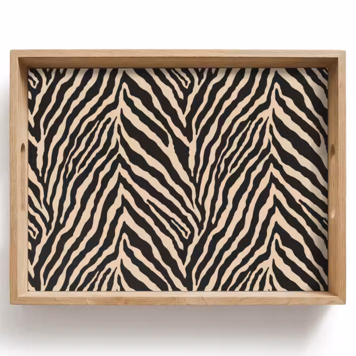 Tray - Zebra - Classic - Black